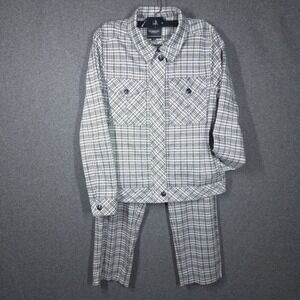 Liverpool Los Angeles Womens Plaid Jacket & Pant Set Size M Jacket / 10–30 Pants